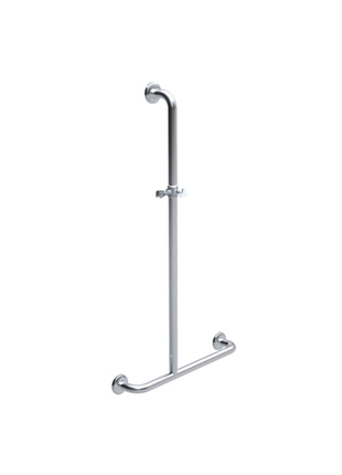 Inverted T Shower Grab Stainless Steel Grab Rail Offset Right Hand Offset