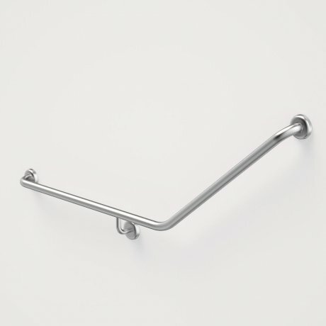 Angled Toilet Grab Rail - 140 Degrees 950 x 750mm Right or Left Hand Offset Left Hand Offset (When sitting on toilet)