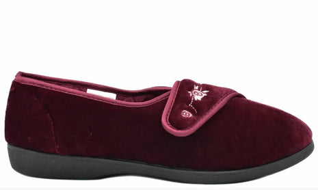Panda Elsabet 3 Burgundy Ladies Slippers Shoe Size Ladies Size 6