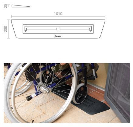 Raven Rubber Threshold Ramp - 2.5 or 5cm – Mobiquip Aged Care Equipment