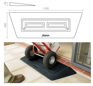 Raven Rubber Threshold Ramp - 50mm