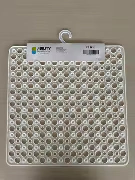 Deluxe White Shower Mat