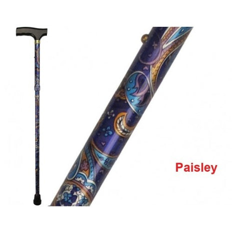 Patterned Folding Walking Cane Sticks